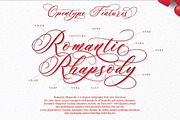 Romantic Rhapsody | Modern Calligrap, a Script Font by Almeera Std (Thumbnail 5 of 10)