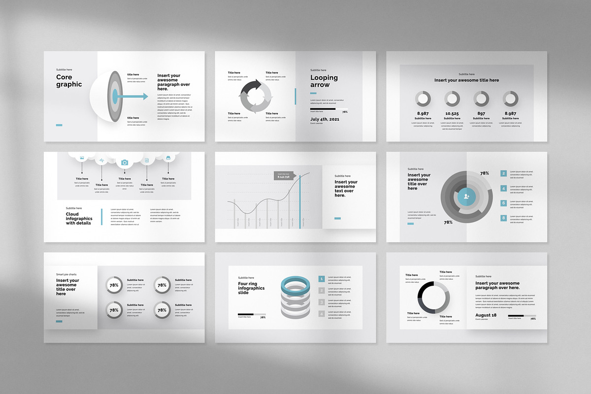 Clear PowerPoint Template, a Presentation Template by Creathrive Design (Photo 5 of 7)