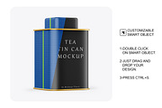Matte Tea Tin Can Mockup, a Packaging Mockup by Mockups Planet (Thumbnail 5 of 7)