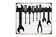 Classic garage workshop sign design, an Illustration by Amazin_art (Thumbnail 32 of 32)