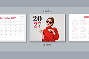 2027 Landscape Calendar Template, a Stationery Template by R-studio (Thumbnail 2 of 8)