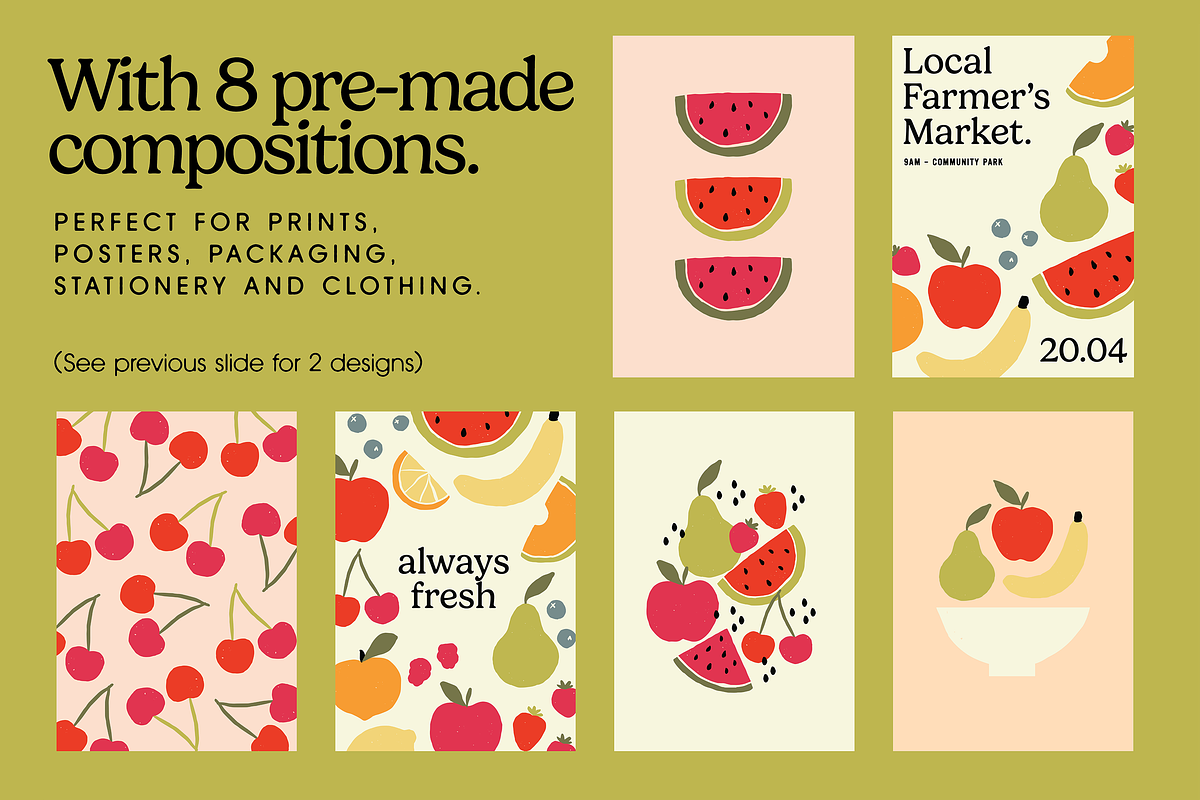 Fruit Vector Collection