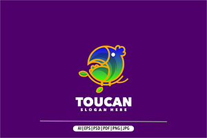 Toucan colorful gradient, a Branding & Logo Template by Bayuktx