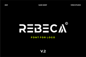 REBECA Logo Font Logo & Branding