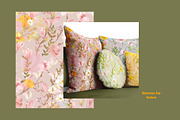 Organic Cotton Throw Pillow Mockup, a Household Mockup by Designertale (Thumbnail 5 of 6)