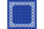 Set Of 4 Paisley Bandana's, a Pattern Graphic by Bakhtiozin art graphic (Thumbnail 4 of 5)