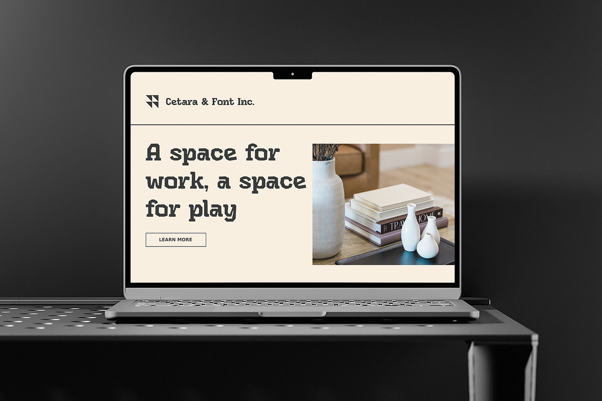 Cetara, a Serif Font by ArimaType (Photo 7 of 10)