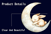 Watercolor Dreamy Animals Clipart, a Seasonal Illustration by CitraGraphics (Thumbnail 3 of 7)