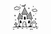 Spooky Halloween Clipart Set, an Illustration by BIPLOB EXPERT (Thumbnail 3 of 26)