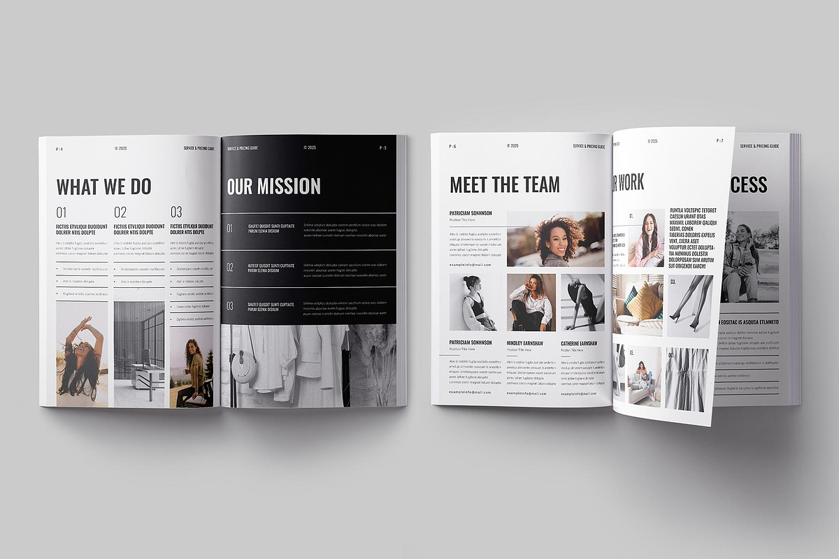 Service & Pricing Guide Template, a Brochure Template by ElvinPrint (Photo 3 of 8)