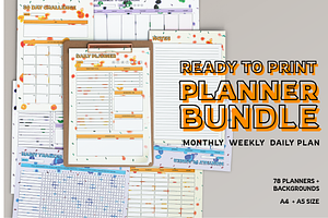 Ready to Print Planner Bundle