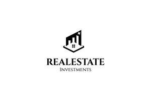 real estate building logo, a Branding & Logo Template by ZHR Creative