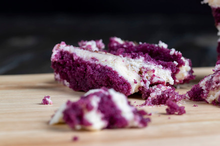 red cake cakes with buttercream and cookies in sprinkles, a Food & Drink Photo by MyPhotos
