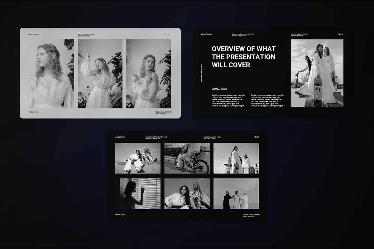 Brand Fashion Proposal Google Slide, a Presentation Template by SquidPixey (Photo 5 of 7)