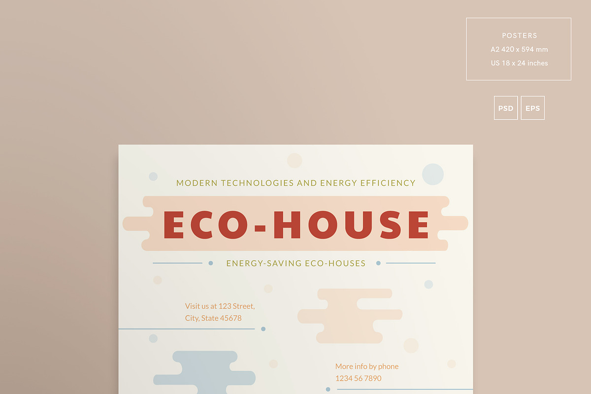 Mega Bundle | Eco House, a Poster Template by Amber Graphics (Photo 19 of 21)