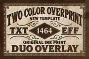 Two Color Overprint Text Effect, a Layer Style Add-On by Design Squad (Thumbnail 1 of 4)