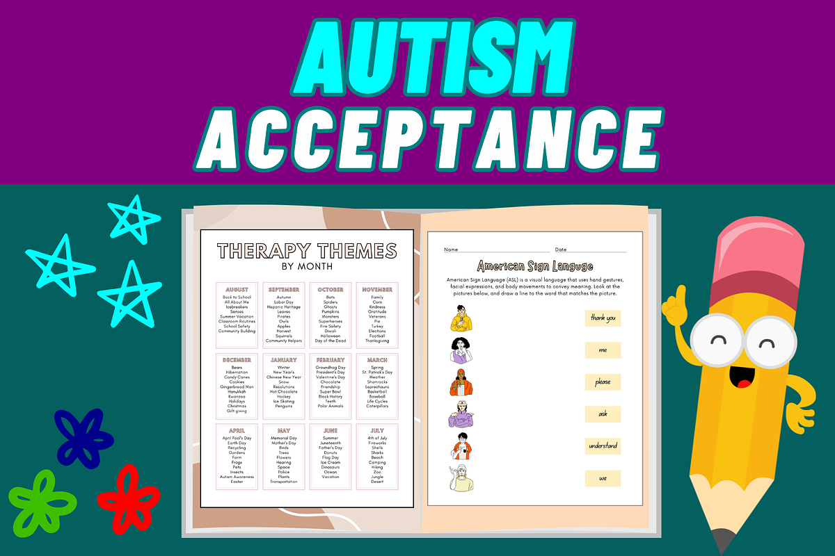 Autism Awareness Activities, a Templates & Theme by Premium Digital Templates (Photo 1 of 3)