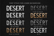 Desert Rock display font family, a Symbol Font by DGIM studio (Thumbnail 4 of 9)