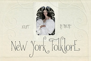 New York Folklore Script Font, a Handwritten Font by Mneme (Thumbnail 1 of 8)
