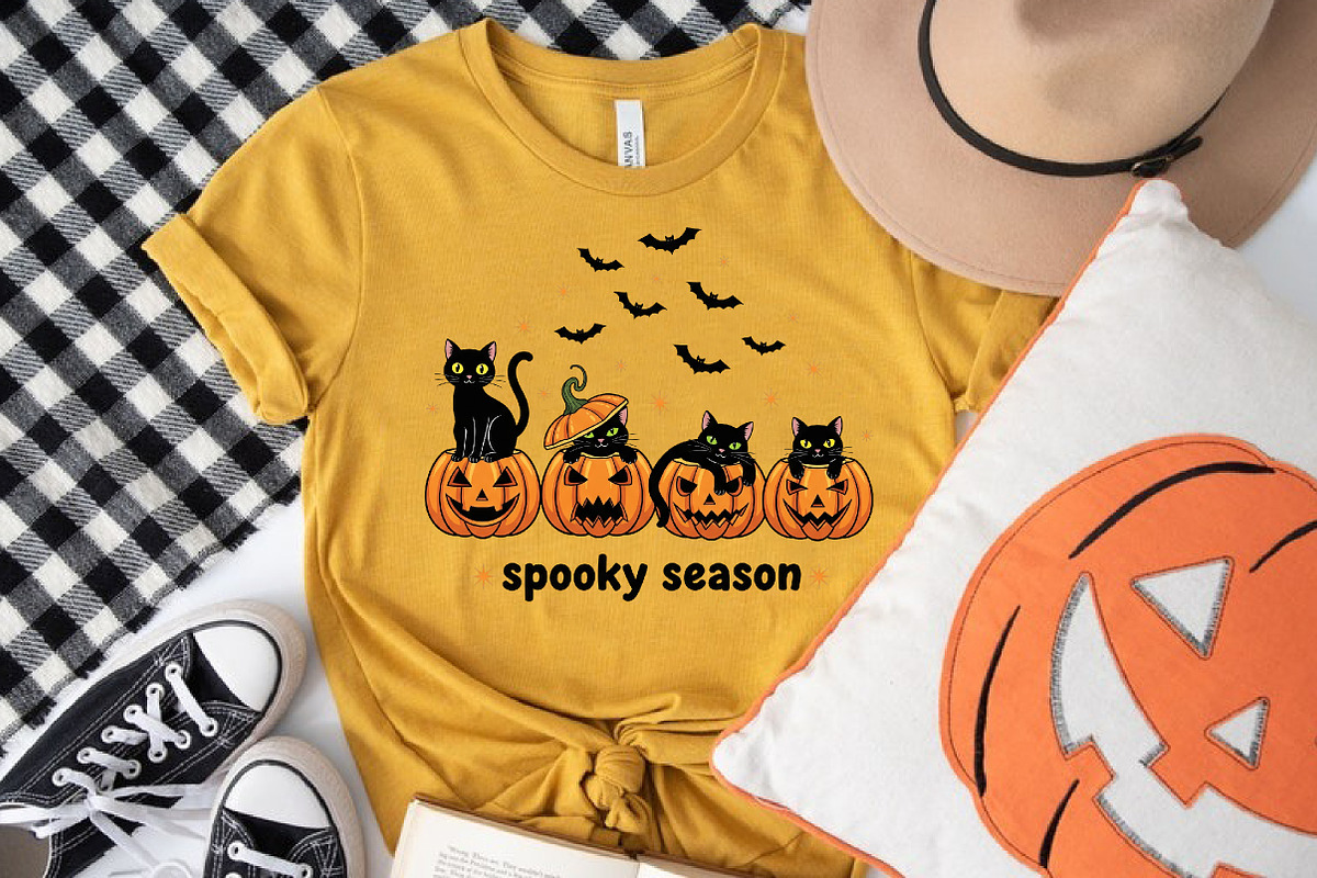 Spooky Season PNG Halloween Pumpkin, an Illustration by Libby Wishes (Photo 5 of 6)