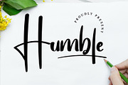 Humble, a Handwritten Font by InermediaSTUDIO (Thumbnail 1 of 7)