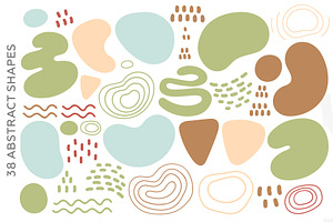 Abstract Autumn Forest Leaf Clipart