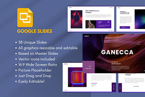 Ganecca Business Google Slide, a Presentation Template by Rizki Herdian