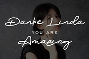 Danke Linda, a Script Font by Aldedesign (Thumbnail 1 of 5)