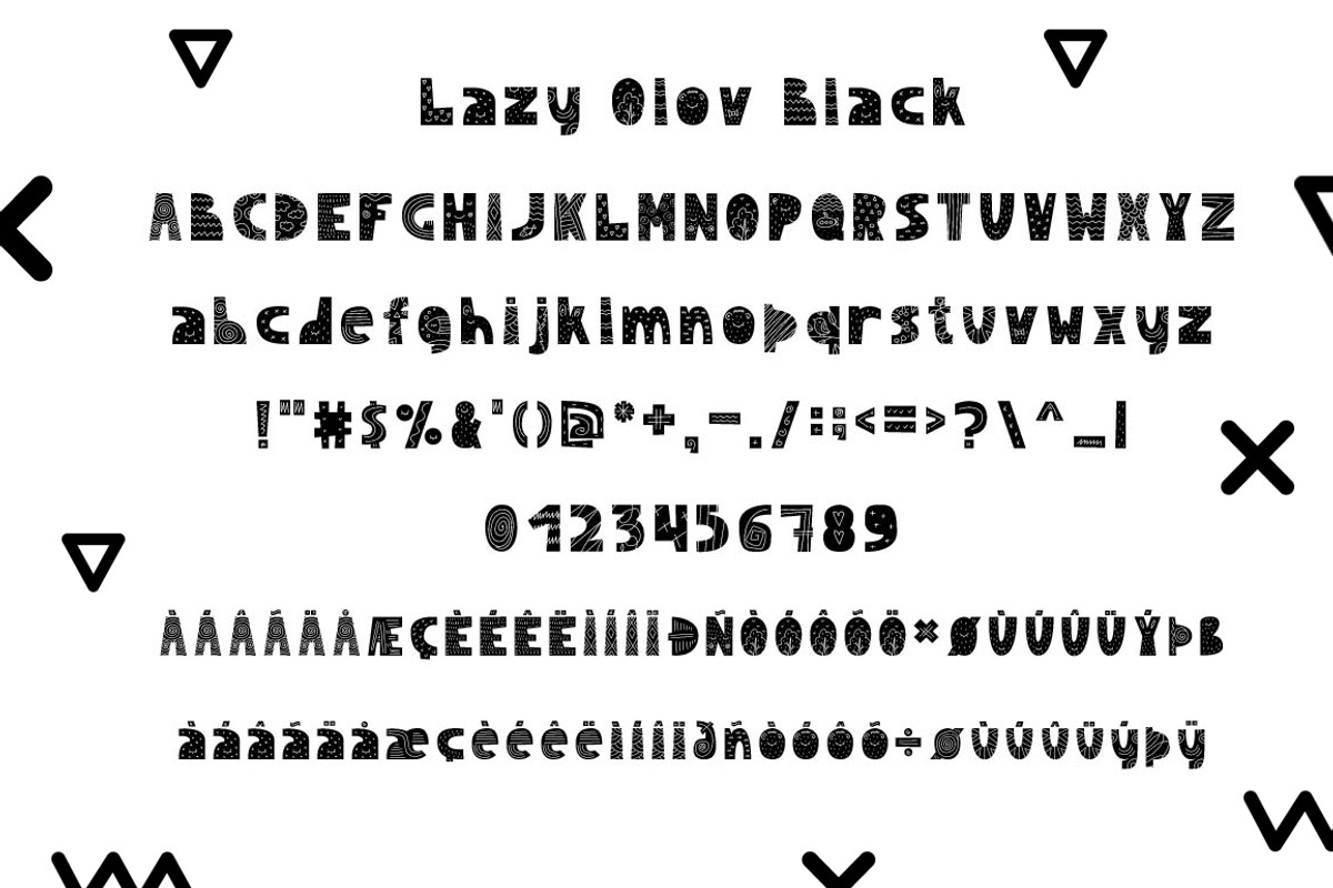 Lazy Olov - Scandinavian Color Font, a Script Font by JuliyArt (Photo 11 of 18)