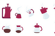 35 Vector Flat Coffee Tools Set, an Object Graphic by adenpinkstore (Thumbnail 6 of 17)