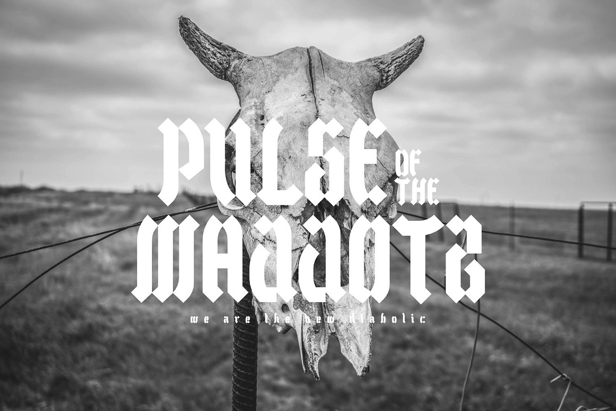 Killuminati - Gothic Type, a Font by ikiiko (Photo 3 of 7)