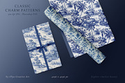 Toile de Jouy Print Design Patterns, a Pattern Graphic by Olya Creative (Thumbnail 5 of 24)