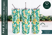Eucalyptus tumbler sublimation, an Object Graphic by AnastasiaWatercolor (Thumbnail 3 of 6)