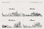Germany Skylines, a Work Illustration by TheMountBirdStudio (Thumbnail 4 of 7)