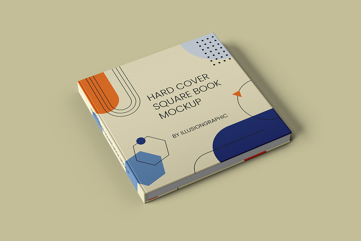 Hardcover Square Book Mockup v2, a Books & Magazine Mockup by Illusiongraphic (Photo 5 of 22)