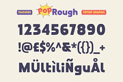 Pop Rough – Expressive Playful Font, a Sans Serif Font by Tiptop Graphic (Thumbnail 6 of 10)