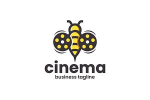 Bee Cinema Logo Template