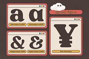 GC Club Brand - Bold Retro Serif, a Serif Font by Glyphonic (Thumbnail 10 of 15)