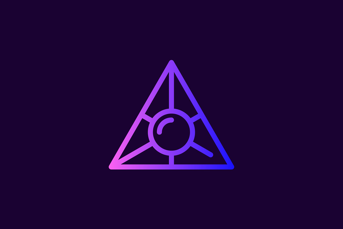 Search Engine and Triangle Logo, a Branding & Logo Template by Signatoro (Photo 2 of 2)