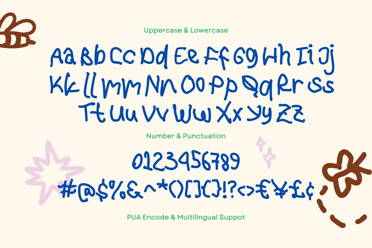 Wrong Hand Messy Lefty Handwriting, a Handwritten Font by Sloulyfe (Photo 8 of 11)
