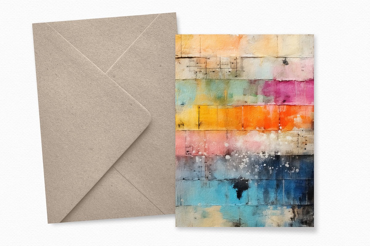 Rustic Rainbow Paintings