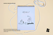 Workout Notepad Mockup Set, a Books & Magazine Mockup by DOBE Studio (Thumbnail 6 of 9)