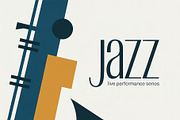 8 Vibrant Jazz posters Bundle, a Decorative Illustration by StockVerse Creative (Thumbnail 6 of 9)