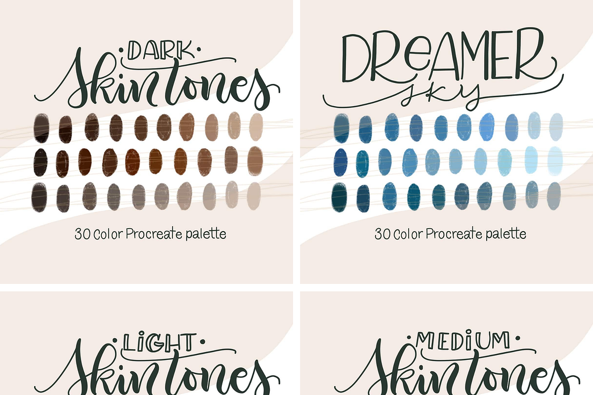 Joyful Procreate Palette Bundle, a Palette Add-On by HowJoyful  (Photo 6 of 8)