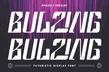 Bulzing - Futuristic font