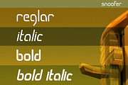 Snoofer, a Sans Serif Font by Cool Fonts (Thumbnail 2 of 7)