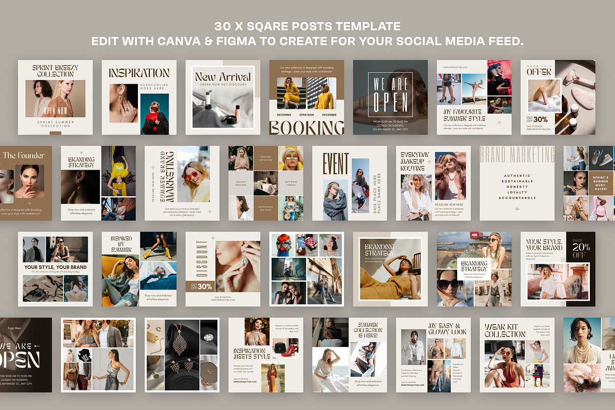 Instagram Post Template Social Media, a Social Media Template by Miyaji75 (Photo 9 of 10)