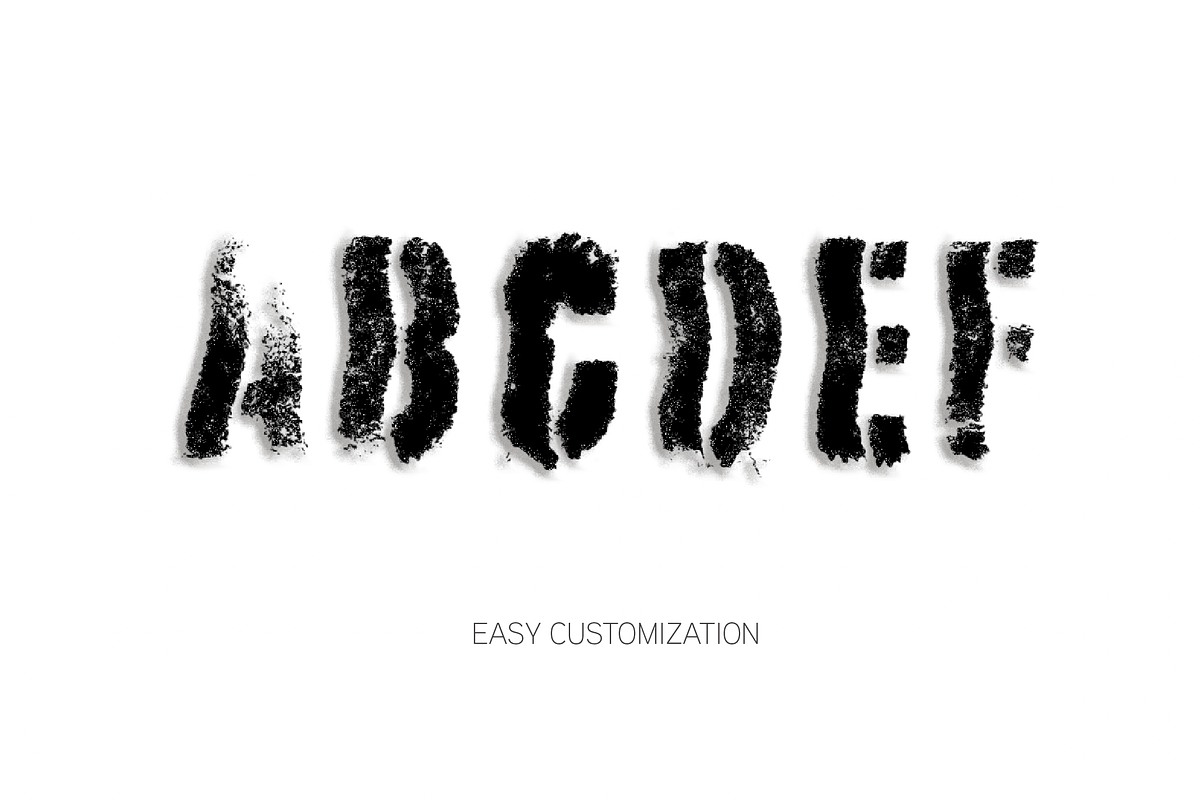 Grunge Streaked Text Effect preview 2