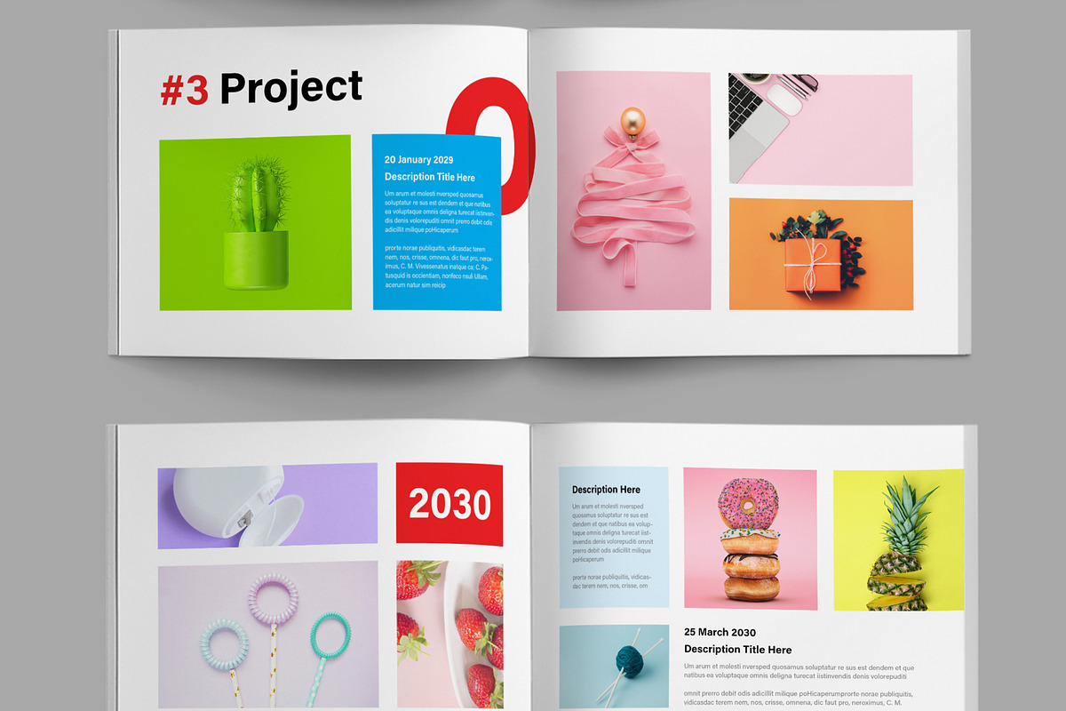 Colorful Creative Portfolio Layout