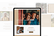 Nonprofit Showit Website Template, a WordPress Template by Studio Humankind (Thumbnail 1 of 2)
